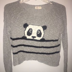 hollister grey sweater